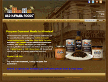 Tablet Screenshot of oldhavanafoods.com